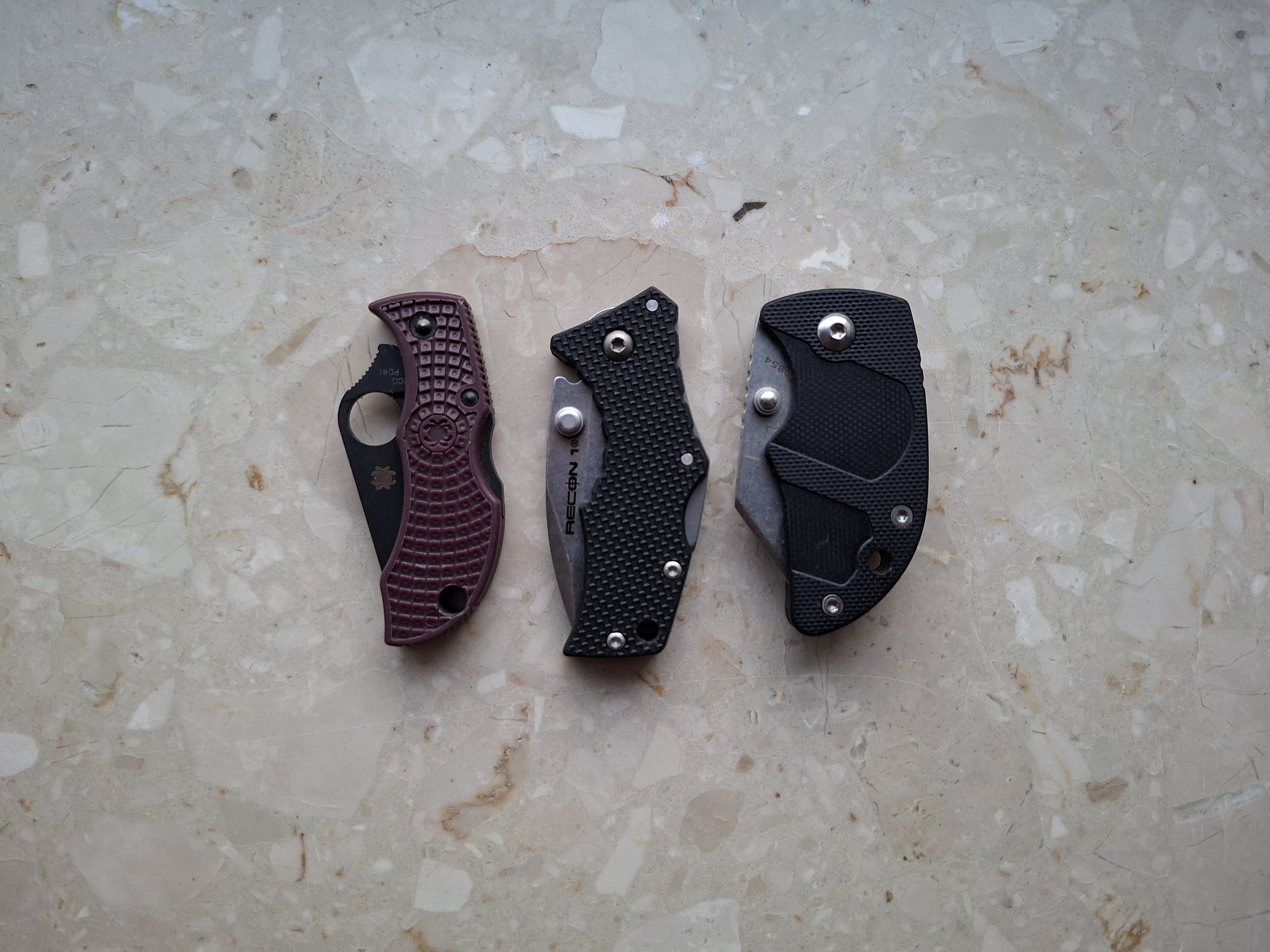 Featured image for Mini noże EDC z blokadą: Spyderco Manbug, Cold Steel Micro Recon 1 i Boker DW-2